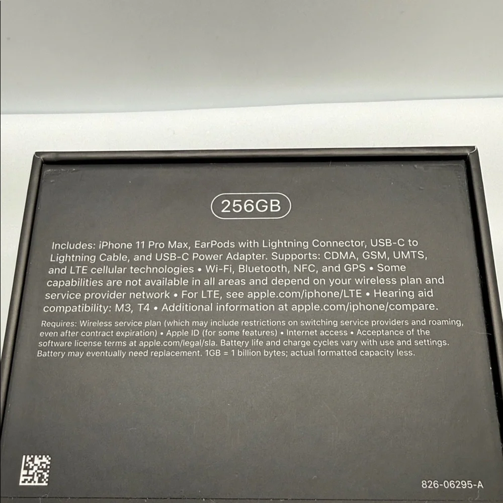 BOX ONLY Apple iPhone 11 Pro Max - Midnight Green Finish